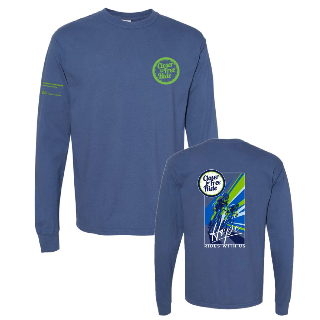 Ride With Us Riders Long Sleeve T-Shirt