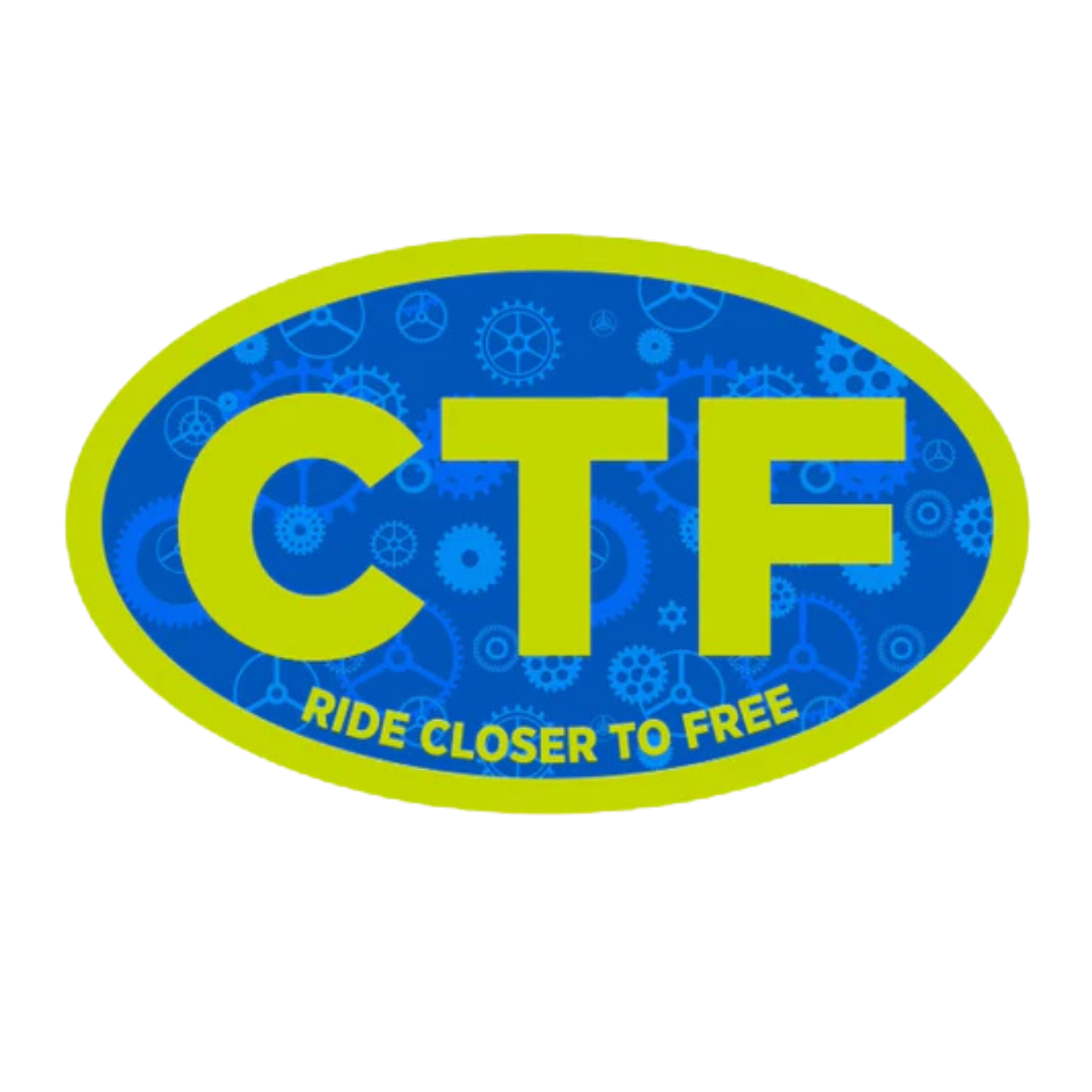 Closer to Free CTF Colorful Car Magnet