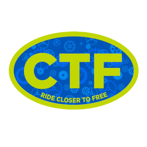 Closer to Free CTF Colorful Car Magnet