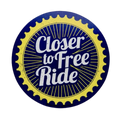 Closer to Free CTF Logo Car Magnet