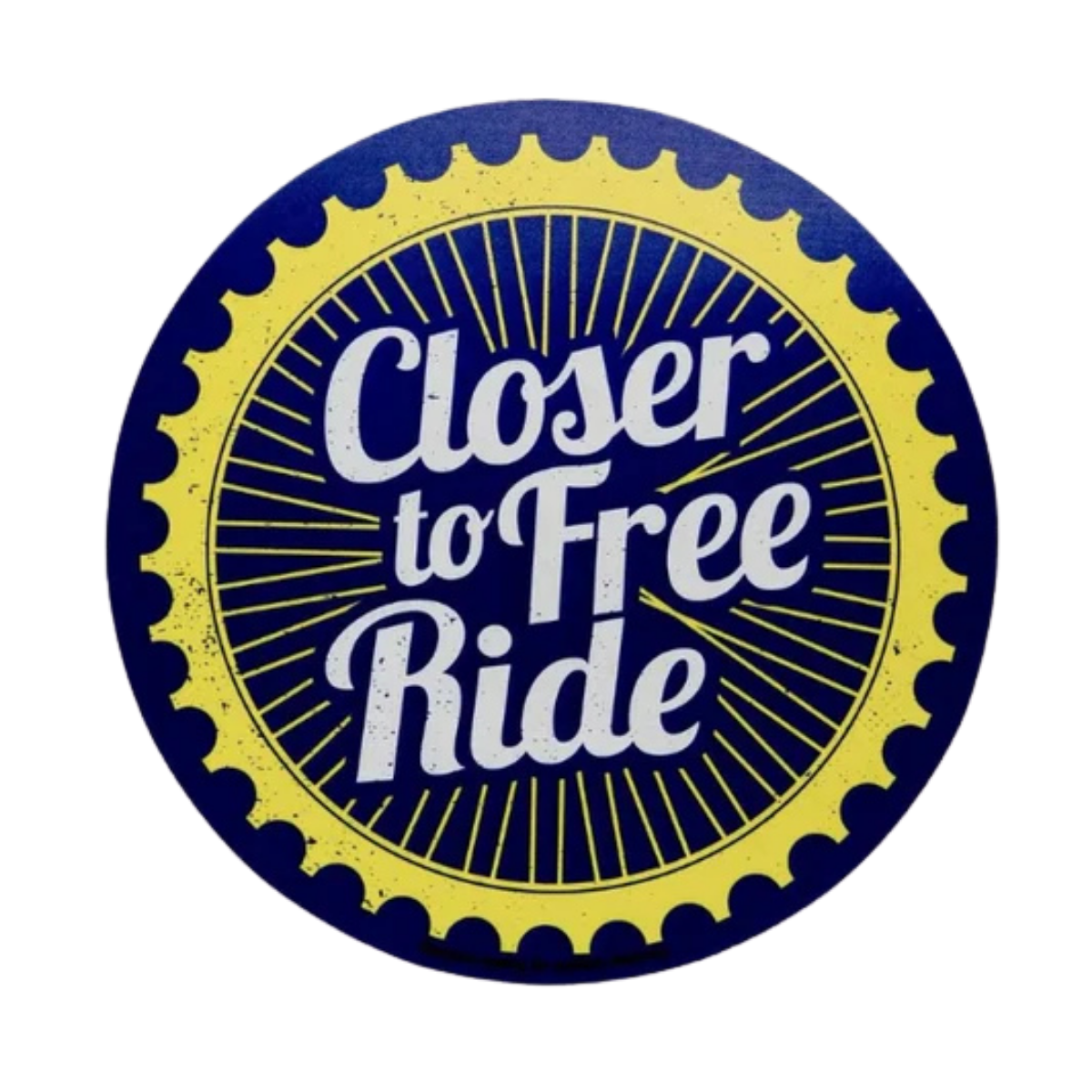 Closer to Free CTF Logo Car Magnet