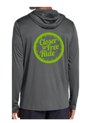 STF LC Logo Back Long Sleeve Hooded Performance T-Shirt